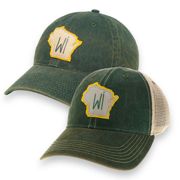 Wisconsin Old Favorite Trucker Hat in Green