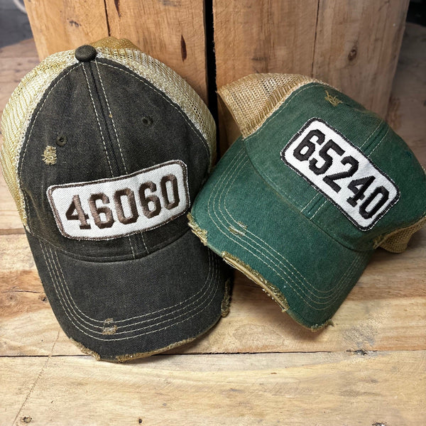 Your Zip Code Custom Hat