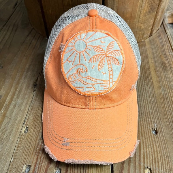 Ocean Vibes Hat (Peach)