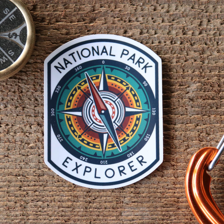 National Park Explorer Vinyl Sticker