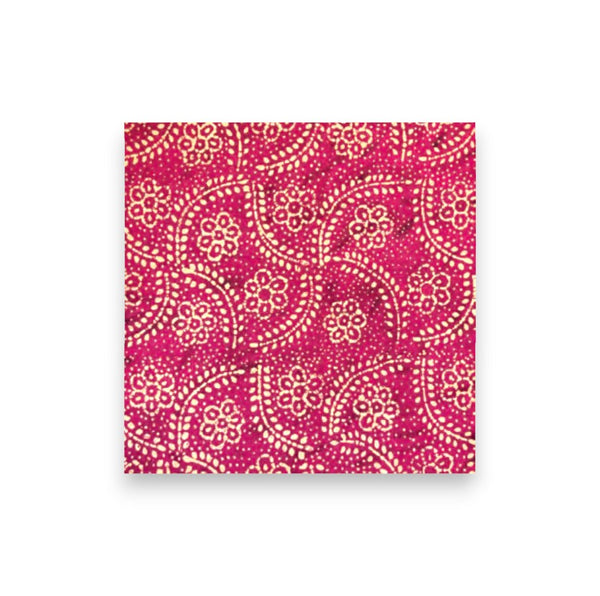 Pink Batik Tie Dye Bandana