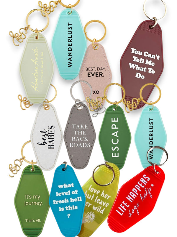 BOGO Free! Vintage Motel Keychains