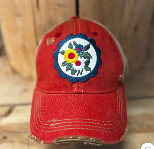 Little Flower Patch Hat