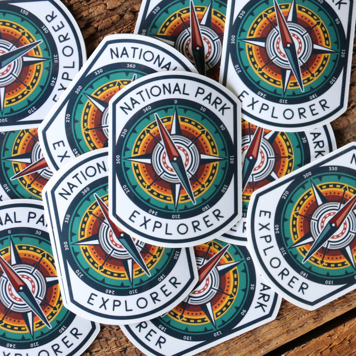 National Park Explorer Vinyl Sticker