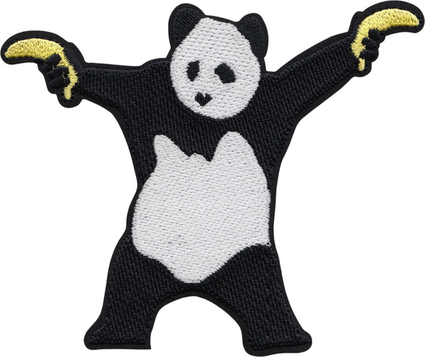 Patch - Banksy - Panda With Banana Guns (CLEARANCE)