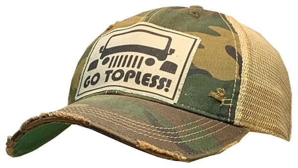 “Go Topless” Jeep Hat Baseball Cap