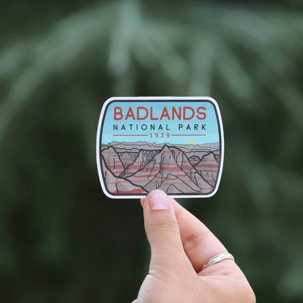 Badlands National Park Vinyl Sticker