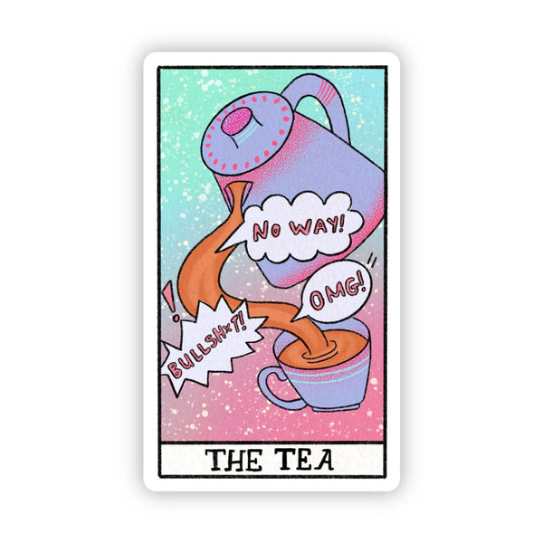 "The Tea" Tarot Card Sticker