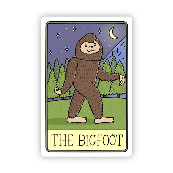 "The Bigfoot" Tarot Card Sticker