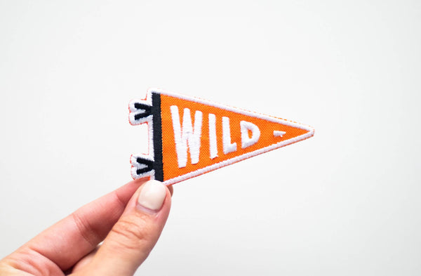 “Wild” Flag Embroidered Iron on Patch