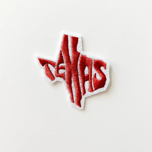 Texas Embroidered Iron-On Patch - Lone Star State Pride