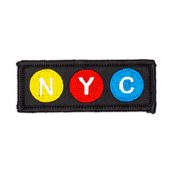 NYC Subway Iron On Patch