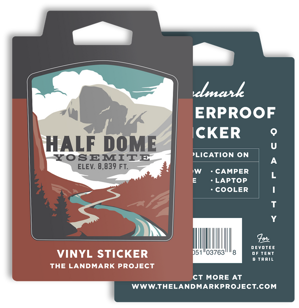 Half Dome Yosemite National Park Vinyl Sticker