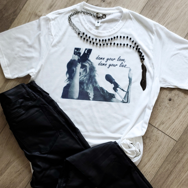 Stevie Nicks “Damn Your Love Damn Your Lies” Graphic Tee