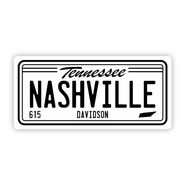 "Nashville Tennessee 615" Bumper Sticker/Vinyl Sticker (5 inch)