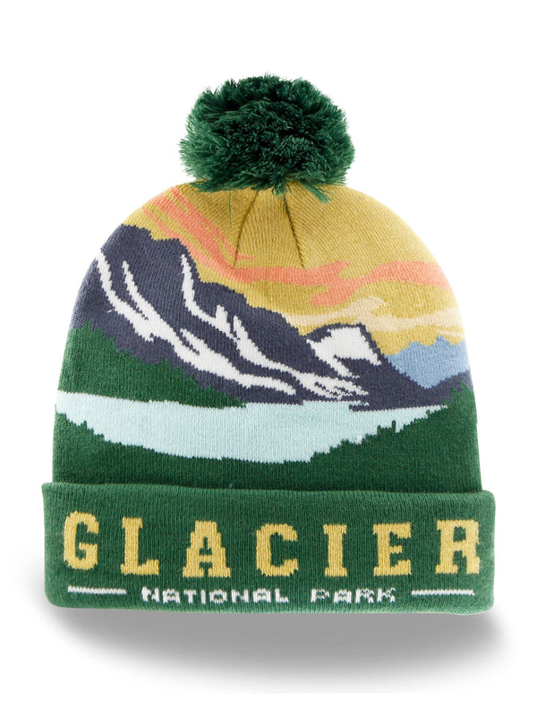 Glacier National Park PomPom Beanie