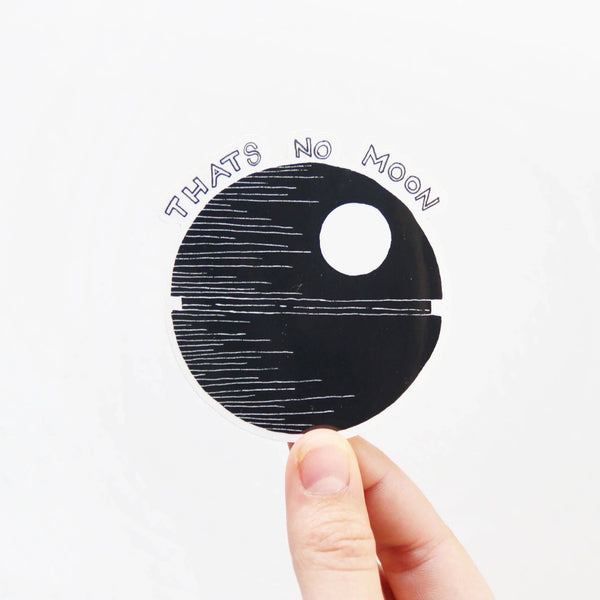 “That's No Moon” Star Wars Inspired Sticker