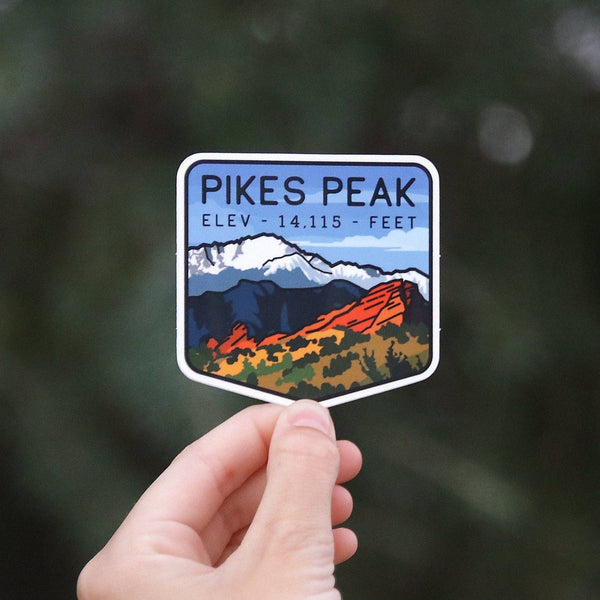 Pikes Peak Durable Vinyl Sticker