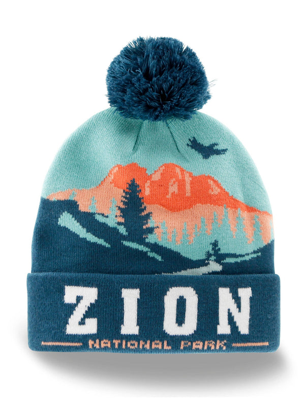 Zion National Park PomPom Beanie