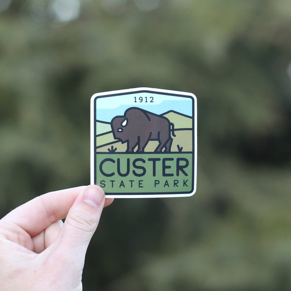 Custer State Park Vinyl Sticker