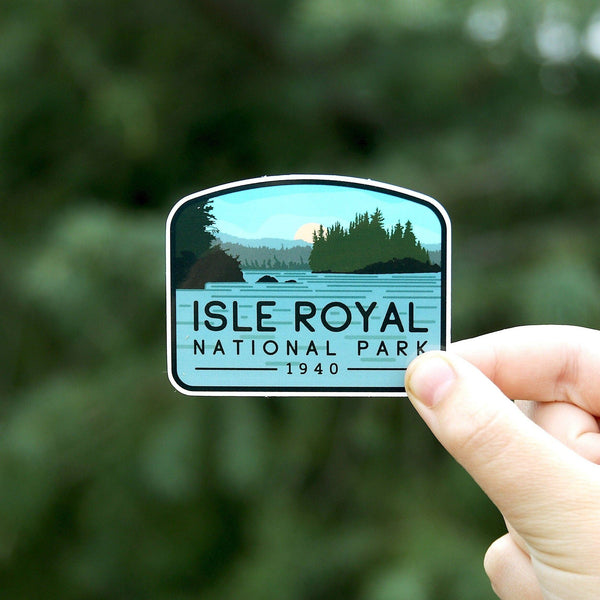 Isle Royal National Park Waterproof Vinyl Sticker Decal