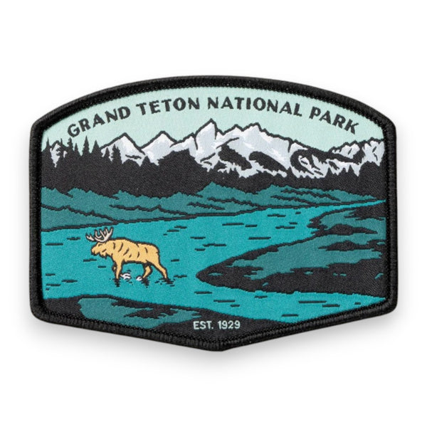 Grand Teton National Park Iron On Patch