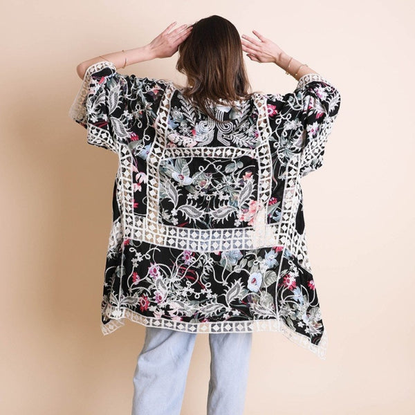 Heriloom Embroidered Kimono