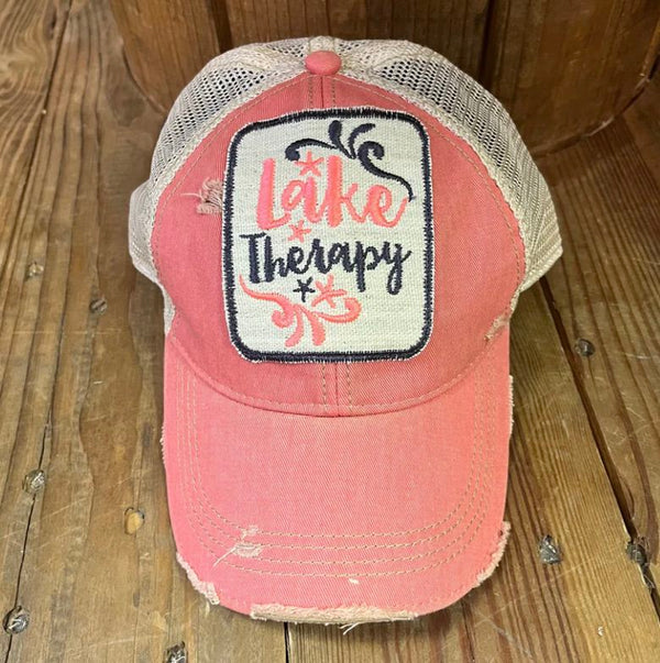 "Lake Therapy" Unisex Cap