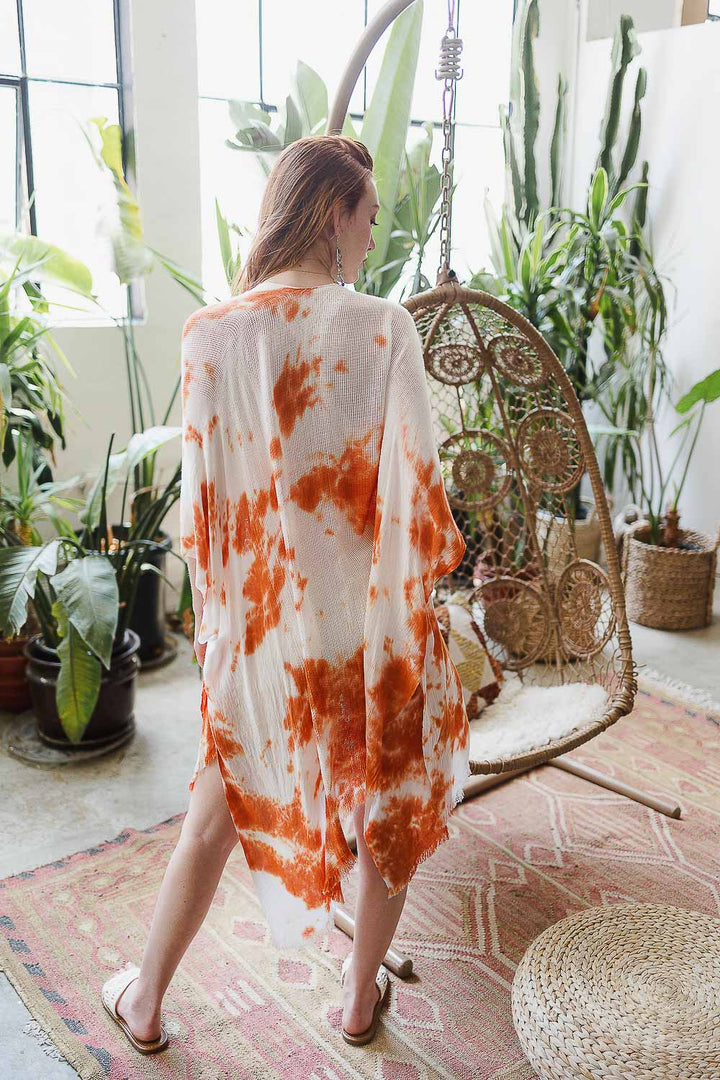 Summer Tie-Dye Kimono