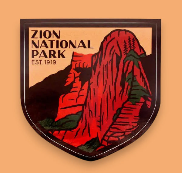 Zion National Park Vinyl Stickers