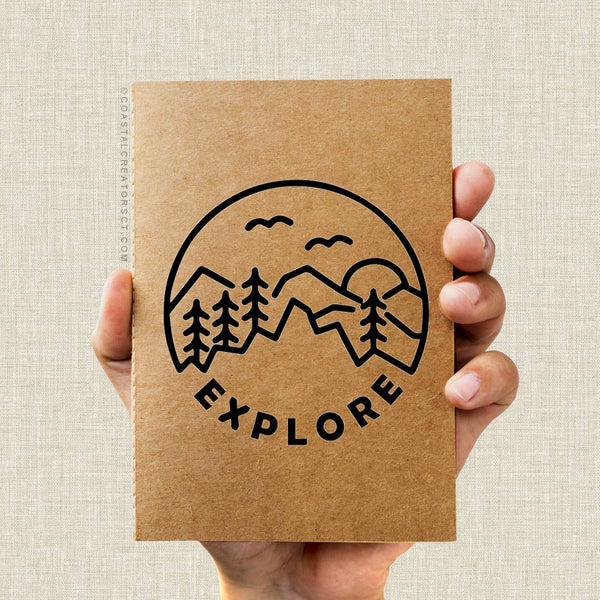 "Explore" Mountains 48-Page Pocket Journal