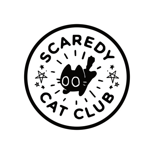 "Scardey Cat Club" Vinyl Sticker