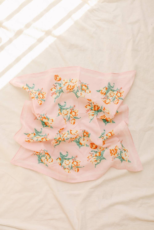 Pink Orchid Flower Bandana (SALE)